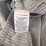 Tommy Hilfiger Tommy Jeans Grey & Navy Waffle Knit Cotton Hoodie Photo 8