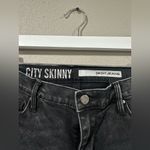 DKNY Charcoal City Skinny Jeans With Zipper Up Leg Photo 2