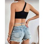 SheIn : Black One Shoulder Bandeau Photo 1