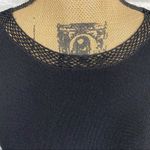 Ziani Couture Black Crochet Lace Sweater Size M Photo 3