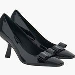 Salvatore Ferragamo Ferragamo Anz Vara Bow Pump in Black, Size 7 New in Box Photo 8