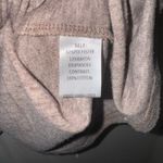 easel Oversized Flowy Boho Asymmetrical Hem Peace Sign Brown Shirt Size Small Photo 3