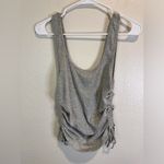 4TH & Reckless Women’s Ruched Lindsey Tank Gray‎ Sleeveless Top Size M Gray Size M Photo 1