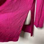 St. John  Ribbed Open Cardigan in Hot Pink Size M Photo 4