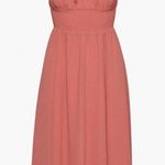 Aritzia BNWT Wilfred Genoa Midi Dress Warm Sienna Red Photo 1