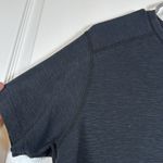 Wings & Horns Charcoal Gray Black Short Sleeve Shirt Size Large EUC #2544 Photo 2