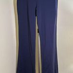 Alo Yoga Alo blue with light blue accent stripe flare pants size large Photo 0