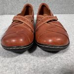 Clarks Women's Ashland Spin Brown Leather Loafers Size 11 Casual Shoes Photo 2