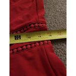 By And By Juniors Red Sleeveless Halter Style Mini Dress Fit & Flare Size 13 Photo 8