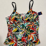 Apt. 9  Tropical Print Tankini Top | NWT | Size 3X Photo 0