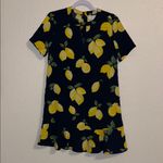 Mud Pie Lemon Print Dress summer short sleeve fun garden party bbq casual dress Photo 1