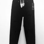 Black Knee Ripped Destroyed Mom Jeans Photo 1