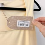 Meshki  Sharon Scuba Jersey Mini Dress in Pastel Lemon Size L NWT Photo 4