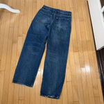 ZARA  Straight / Wide Leg Denim Jeans Classic Blue Size 10 Photo 6
