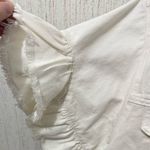 Hayden  Los Angeles Women’s S/M White Denim Button-Up Jacket Photo 2