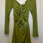 Princess Polly  Olive Green Loriella Long Sleeve Romper Photo 0