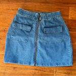 Derek Heart Denim Skirt-Size Medium Photo 0
