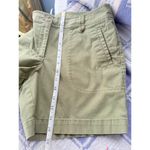 Talbots  Womens Army Olive Green Cotton Shorts Size 8P Photo 4