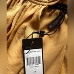 BCBGMAXAZRIA Gold Layered Halter Top Blouse | Small NWT Photo 3