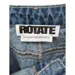 Rotate Birger Christensen Jada Jeans Women's Size 30 High Rise Zip Hem Denim Blue Photo 4