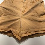 Old Navy  Women's Beige Khaki Everyday Elastic Waist Chino Shorts Stretch Large Photo 3