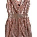 Sujan SZ S NWT Rose Gold sequin dress Photo 0