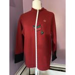 Vintage The Store Women's Pooh Burgandy Crewneck Sweater sz Large Disney Photo 6