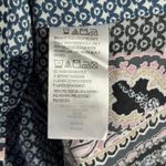 Bob Mackie  Wearable Art Kaftan Blouse Kimono Medium Pink Paisley Poncho Top Boho Photo 6