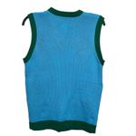 Merry Christmas Woman's Sweater Vest V Neck Cardinal Button Down Size Small Photo 3