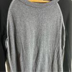 LNA  Revolve Black Gray Colorblock Long Sleeve Knit Top Size XS Photo 1