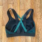 green and black snake print marbled sports bra Size XS Photo 3