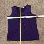 Susan Graver  Tank Top Women's Size XL Purple Pullover Stretch Career Casual Photo 4