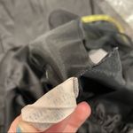 Vanity Fair Vintage Black Satin Maxi Dress Floal Bust Mesh Sz 38 Small Y2K Photo 7