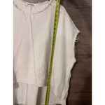 Free People  Top Size Medium cream lounge sleeveless oversized Photo 5