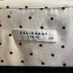 Equipment ✨Adalyn Uniform Dot Sz Large Blouse in Ivory White ✨ Photo 5