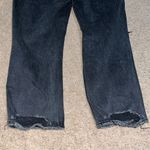Abercrombie & Fitch Ankle Straight Ultra High Rise Distressed Jeans Black 31 12R Photo 8