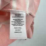 Talbots CREWNECK SWEATER EMBROIDERED BUTTERFLY STRIPE pink & white medium petite Photo 4