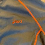 ASICS  Dark Gray and Orange Running Jacket Photo 2