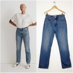 Madewell  Curvy 90s Straight Jeans Size 29 Tall High Rise Photo 1