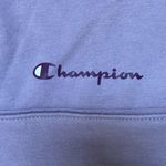 Champion Women’s Light Lavender Gray Zip-Up Sweater Photo 1