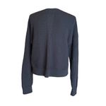 Lululemon New Heights Black Knit Ribbed Sweater Size 8 Minimalist Classy Goth Photo 14