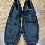 Vince  Robin Penny Loafers 10 Fur Low Top Slip-On Square Toe Casual Shoes S56 Photo 0