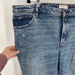 Abercrombie & Fitch Women's Distressed High Rise Mom Jeans Blue Size 36/22 NWT Photo 6