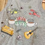 Central Perk Friends Swing Tank Top Muscle Shirt Womens Heather Gray small Photo 4