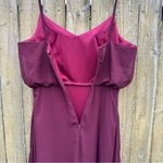 Birdy Grey Gwennie Dress in Chiffon Cabernet Sz Medium Photo 11