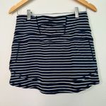 Athleta  Stealth Navy Striped Tennis Skirt Skort Photo 3