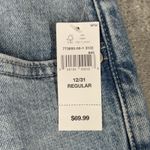 Gap Jeans Womens 12 31 Blue High Rise Straight Light Fading Whiskering Casual Photo 8