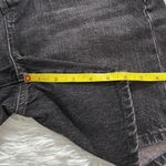BLANK NYC  Women’s overlap fly button up black denim shorts size 28 Photo 8