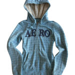 Aeropostale Vintage 2000s Sherpa Lined Y2K Hoodie Zip Up Hearts Size Medium Photo 0