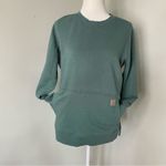 Carhartt  Force Lightweight Sweatshirt Womens Relaxed Fit Size Small Green Photo 5